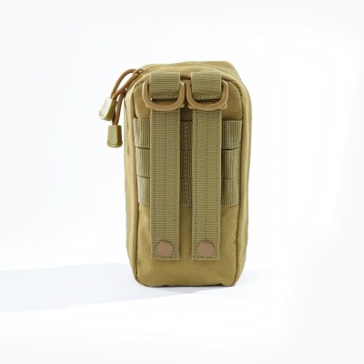 Tactical First Aid Kit | Khaki MOLLE Pouch with Chest Seal | OEM
