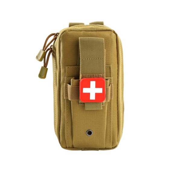 Tactical First Aid Kit | Khaki MOLLE Pouch with Chest Seal | OEM