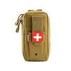 Tactical First Aid Kit | Khaki MOLLE Pouch with Chest Seal | OEM