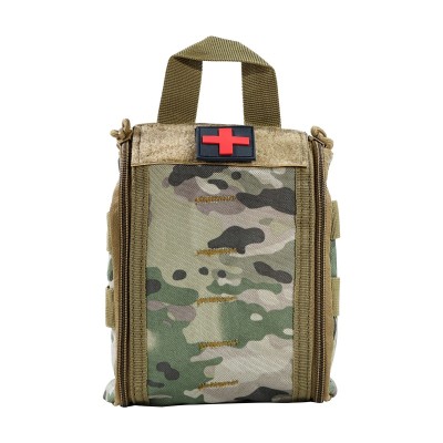 Tactical First Aid Kit | Camo Clamshell IFAK Pouch | OEM Wholesale
