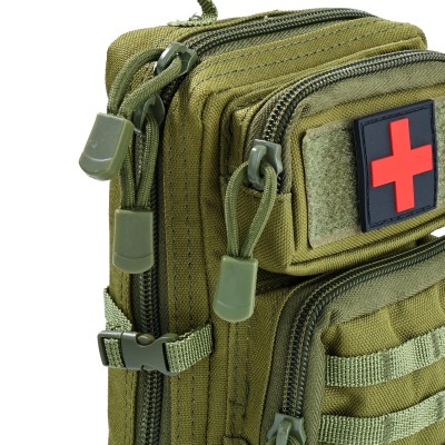 Tactical First Aid Kit | Green MOLLE Survival Pouch | OEM Wholesale