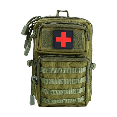 Tactical First Aid Kit | Green MOLLE Survival Pouch | OEM Wholesale