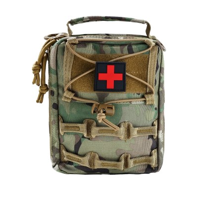 Tactical First Aid Kit | Camo MOLLE Medical Pouch | OEM Wholesale