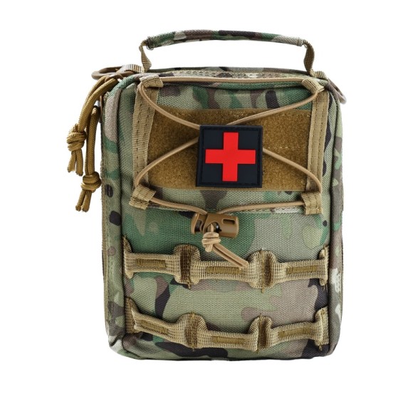 Tactical First Aid Kit | Camo MOLLE Medical Pouch | OEM Wholesale