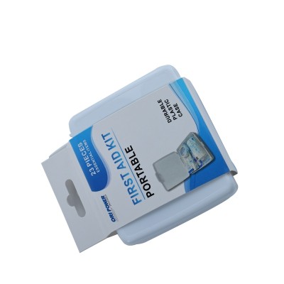 Portable First Aid Kit | 23PCS Plastic Case for Travel & Office | OEM