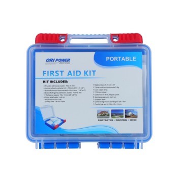 Home First Aid Kit | Transparent PP Case with Handle | Car & Travel