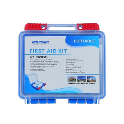 Home First Aid Kit | Transparent PP Case with Handle | Car & Travel