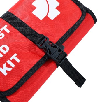Home First Aid Kit | Waterproof 420D Roll-Up Medical Bag | Family Emergency Care & OEM Supply