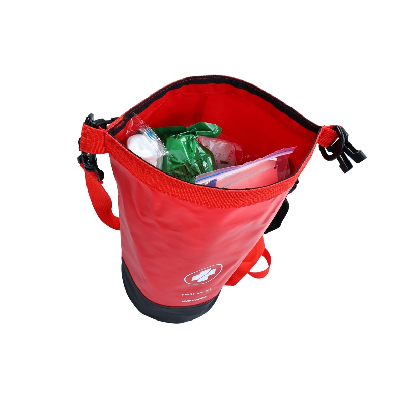 Compact portable outdoor survival first aid kit lightweight design