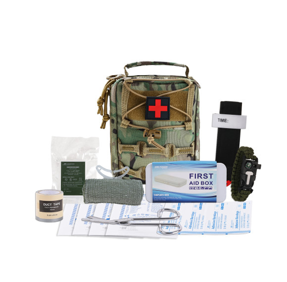 Tactical First Aid Kit | Camo MOLLE Medical Pouch | OEM Wholesale