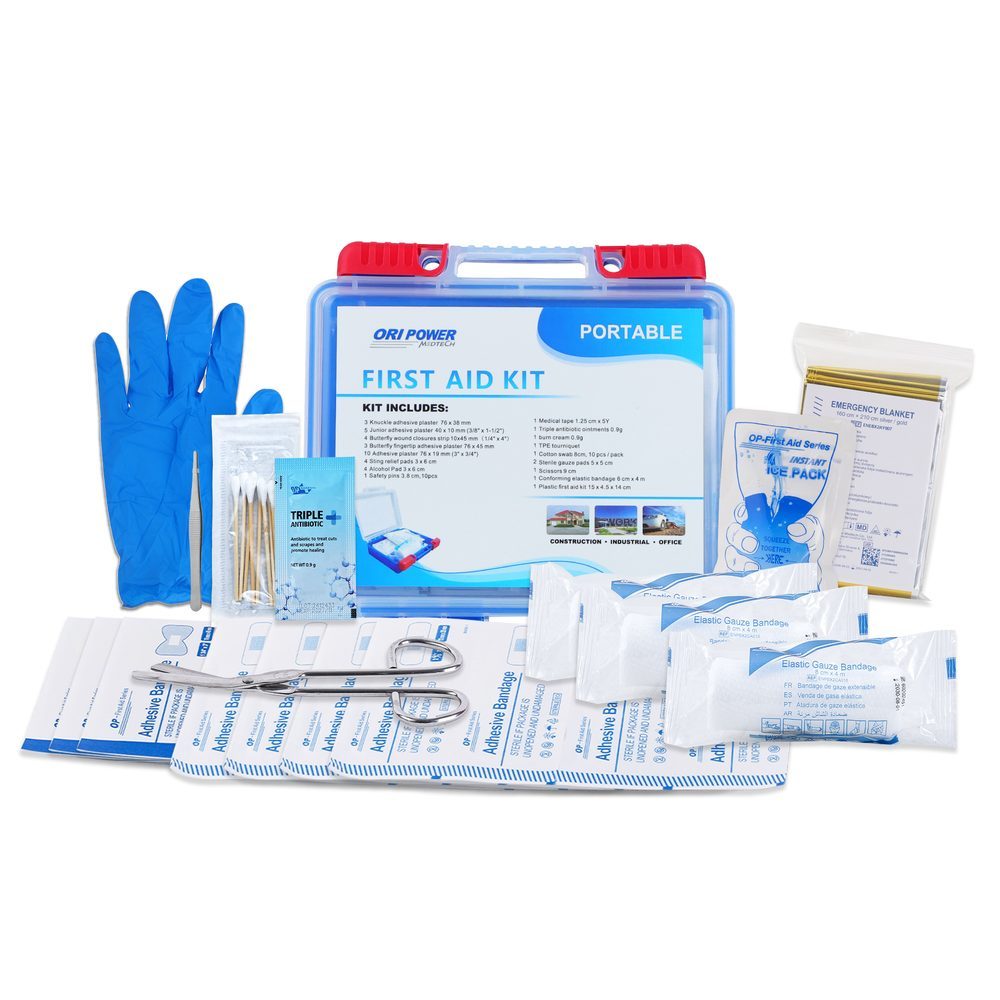 FA199-Home First Aid Kit Transparent PP Case specification