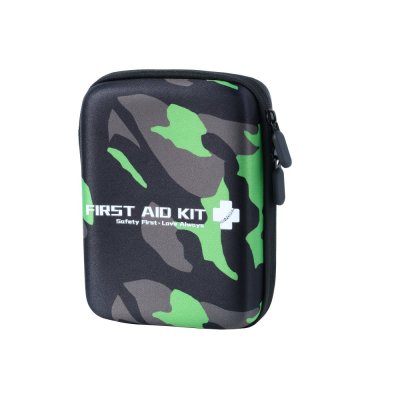Outdoor First Aid Kit | Protective Camo EVA Case | Hiking & Camping