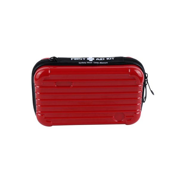 Outdoor First Aid Kit | Ribbed Hard Case | Hiking & Travel