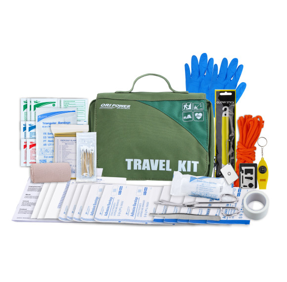 Wilderness First Aid Kit | Large Travel Bag | Hiking & Camping