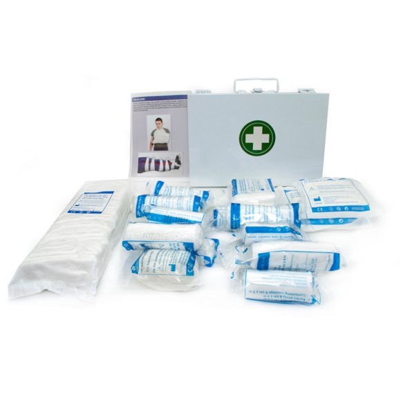 Industrial First Aid Kit | Large Metal Case | Factory & Warehouse