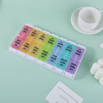 7-Day AM/PM Pill Organizer | 14 Compartments | OEM Wholesale
