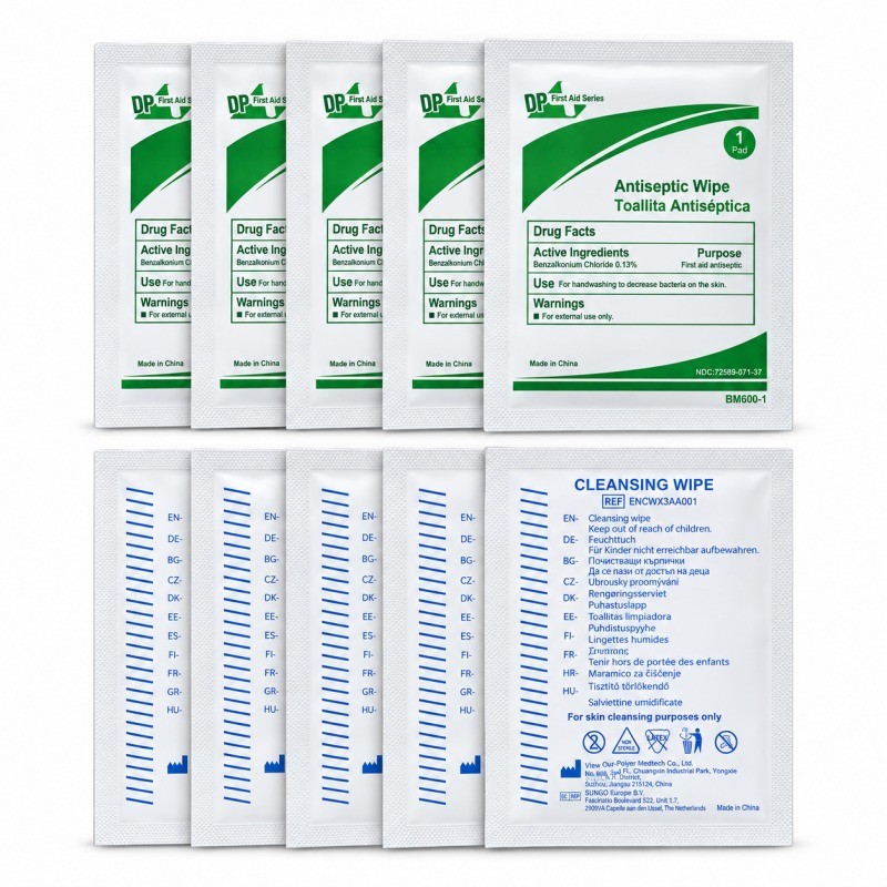 L002 Cleansing & Antiseptic Wipes Refill Box specification