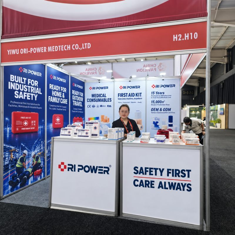 ORI-POWER MEDTECH team at Booth H2.H10 during WHX Johannesburg 2026 in South Africa