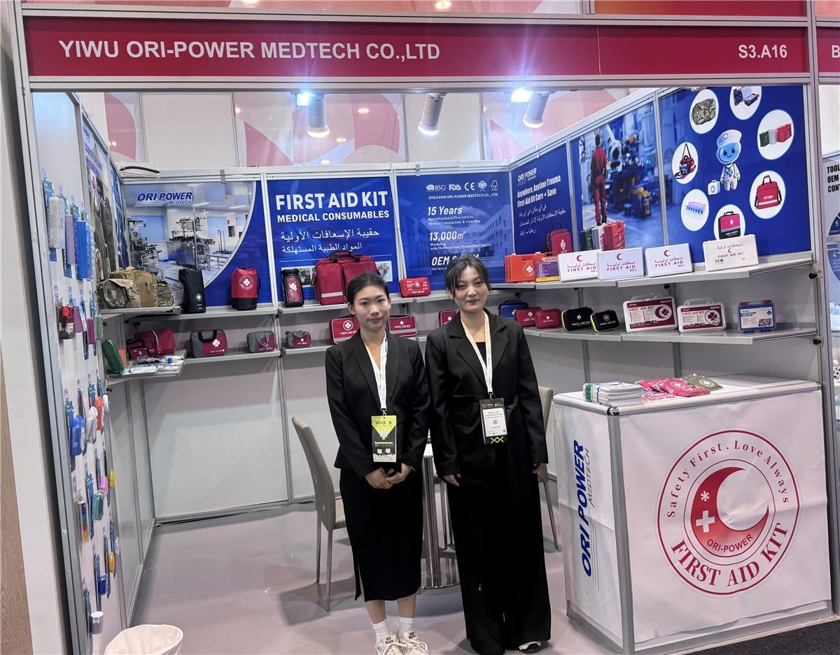 ORI-POWER MEDTECH product display at Booth S3.A16 during WHX Dubai 2026