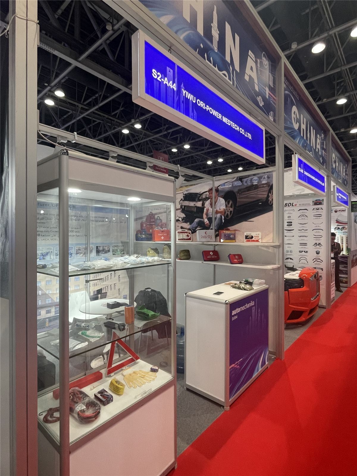 ORI-POWER MEDTECH roadside emergency and vehicle first aid kits at Booth S3.A16, Automechanika Dubai 2025