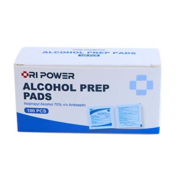 Alcohol Prep Pads | 70% Isopropyl Alcohol | 100 Count | OEM Wholesale