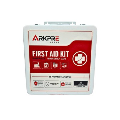 Metal Workplace First Aid Kit | Wall-Mountable Case | OEM Supply