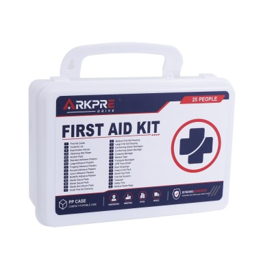 25 Person First Aid Kit | Workplace Plastic Case | OEM Wholesale