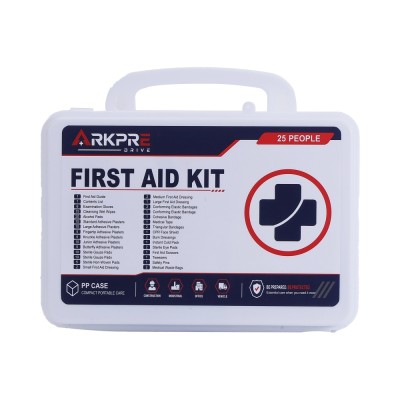 25 Person First Aid Kit | Workplace Plastic Case | OEM Wholesale