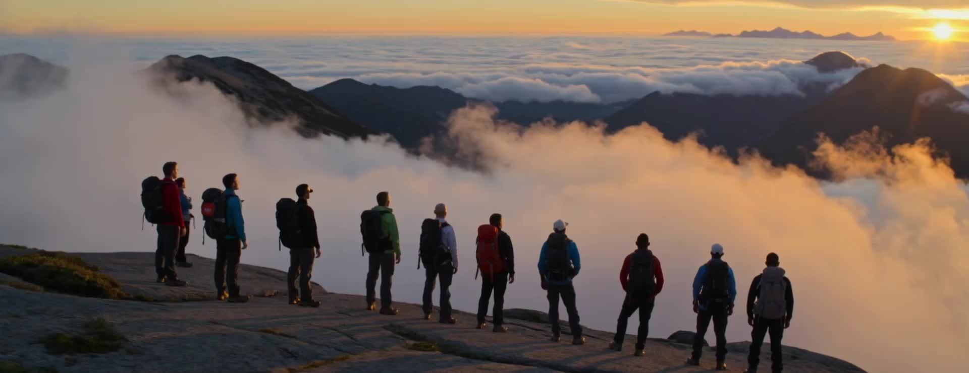 Outdoor hiking and camping environment