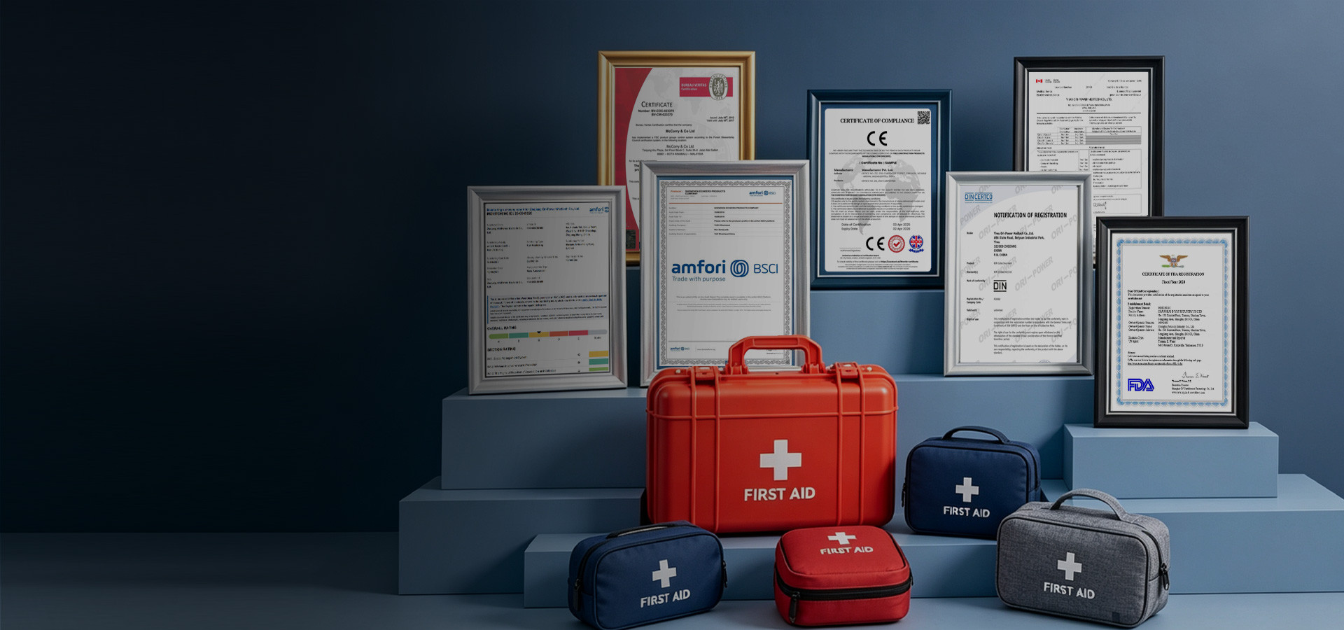 First aid kit compliance support
