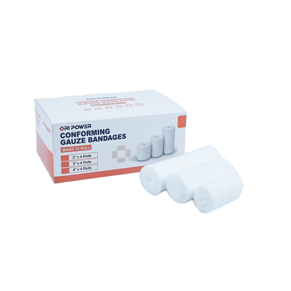 PBT Conforming Gauze Bandage specification 12 rolls 3 widths