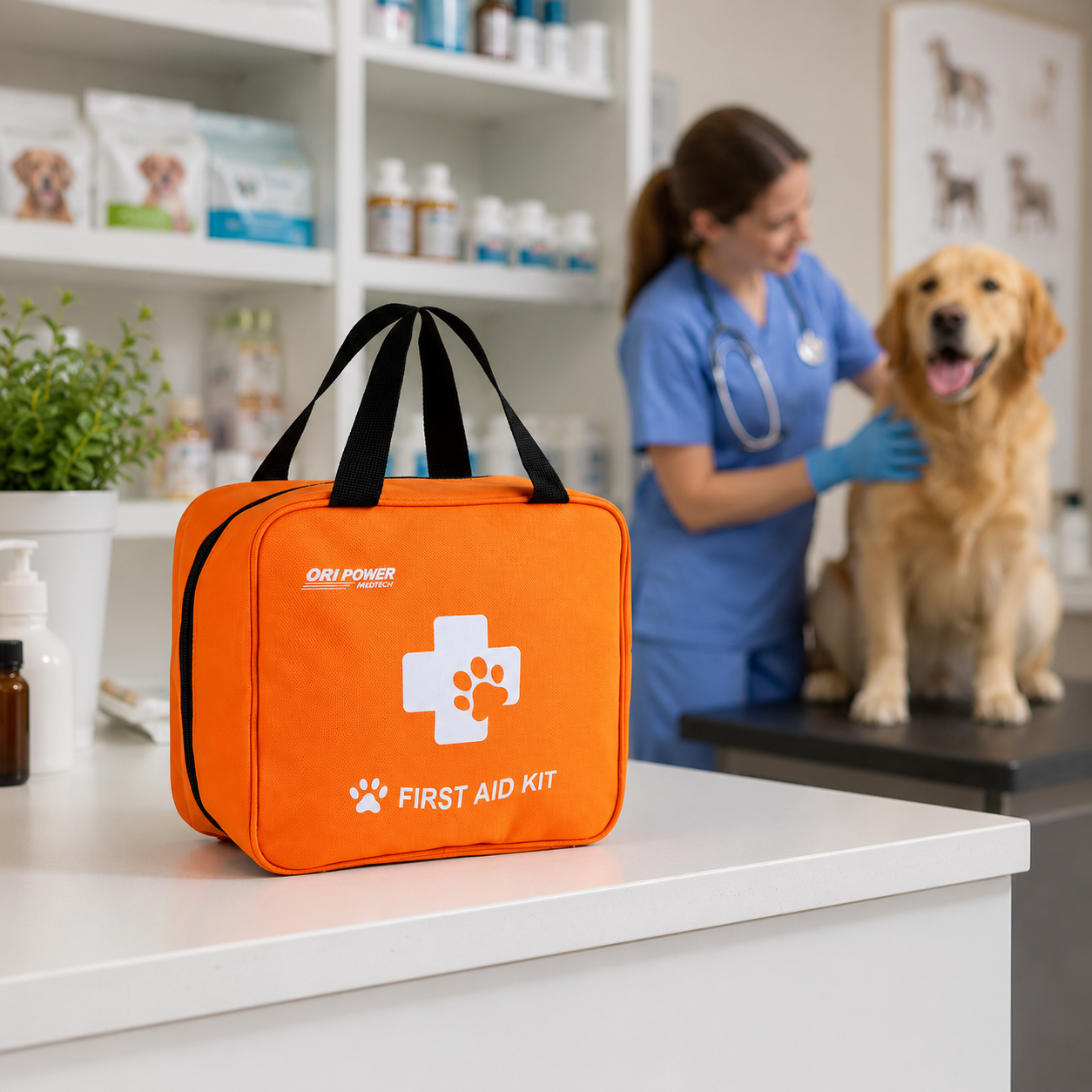 FA185-Pet Travel First Aid Bag application-3