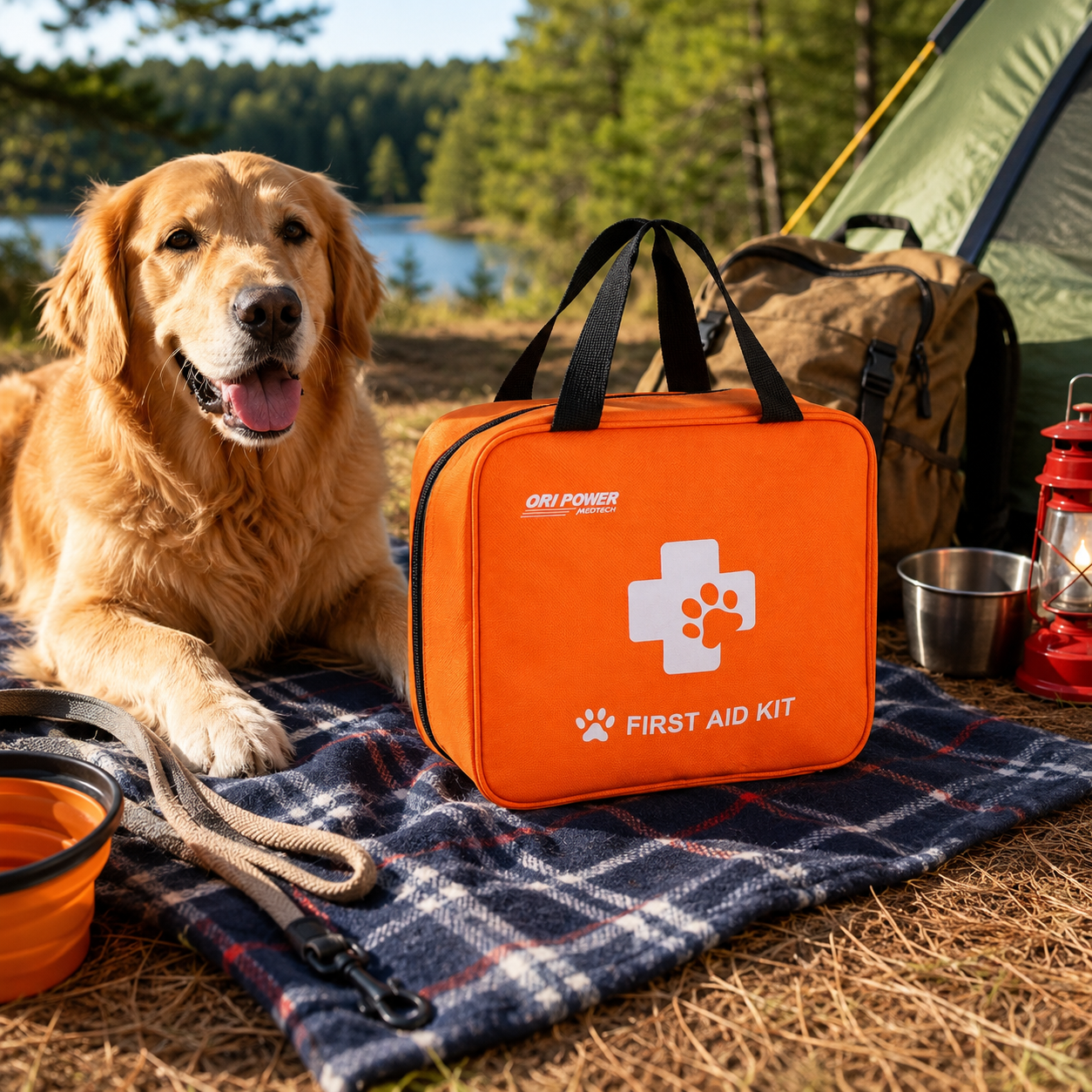 FA185-Pet Travel First Aid Bag application-2
