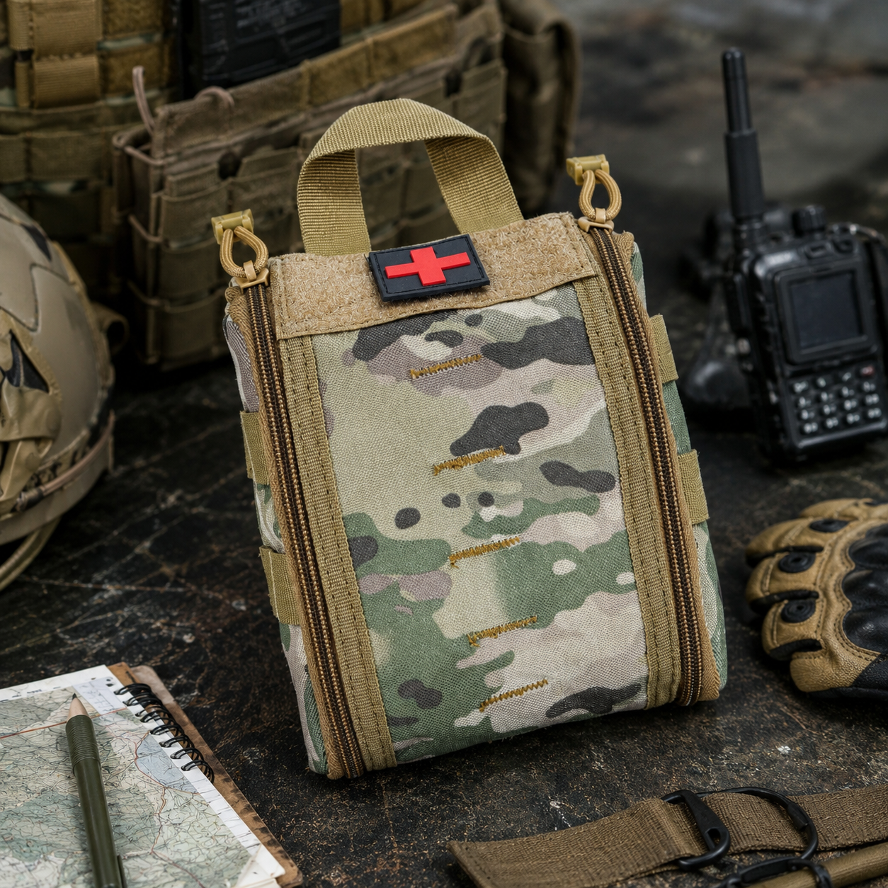 FA150-Camouflage First Aid Kit application-2
