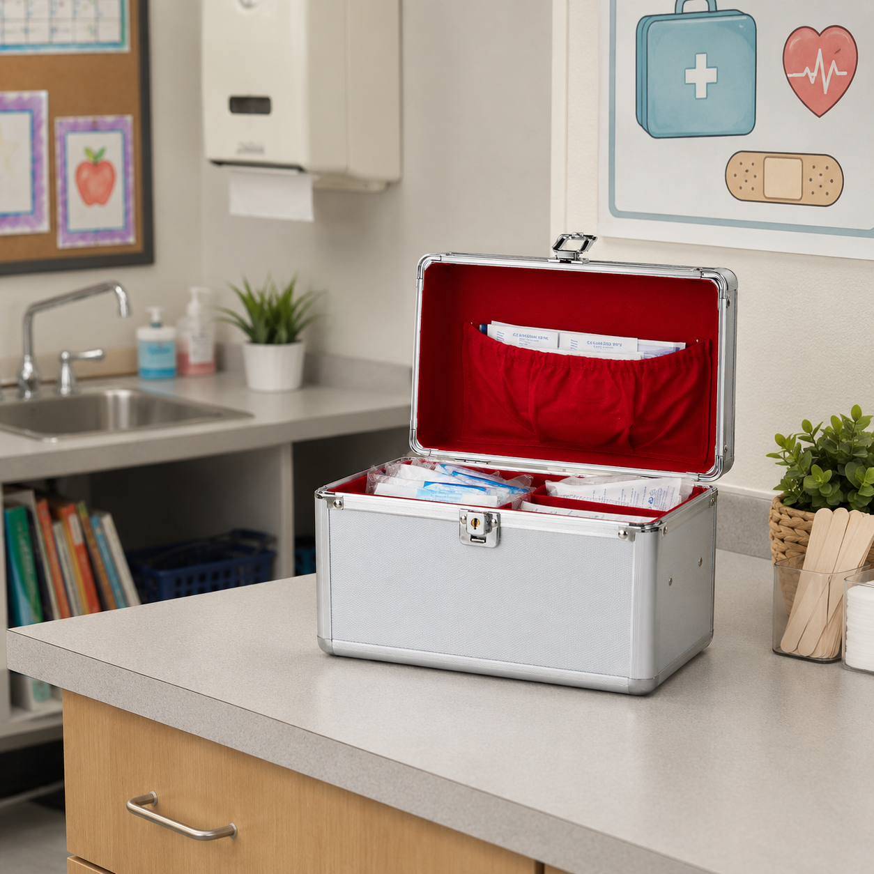 FA172-Metal First Aid Kit application-3
