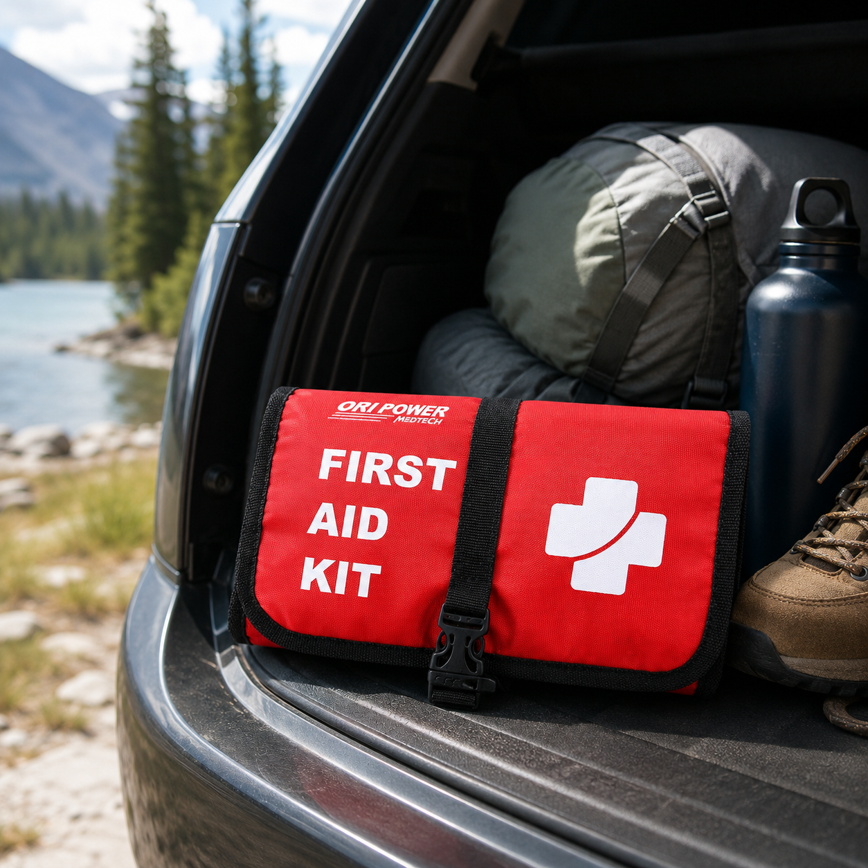 FA155-Roll Up First Aid Kit application-3