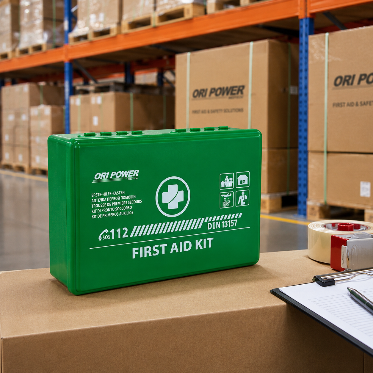FA188-DIN 13157 First Aid Box application-4