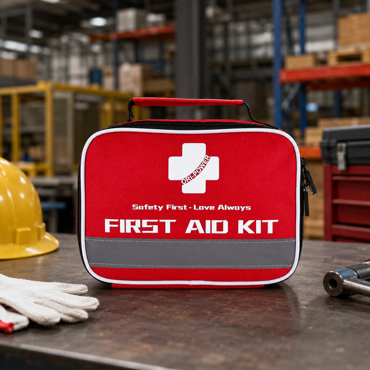 FA141 Reflective Safety First Aid Bag application-2