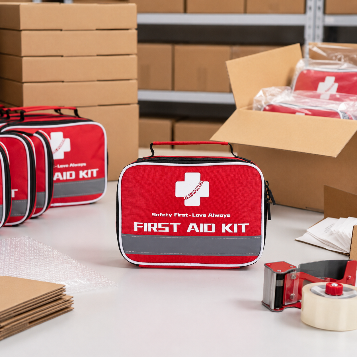 FA141 Reflective Safety First Aid Bag application-4