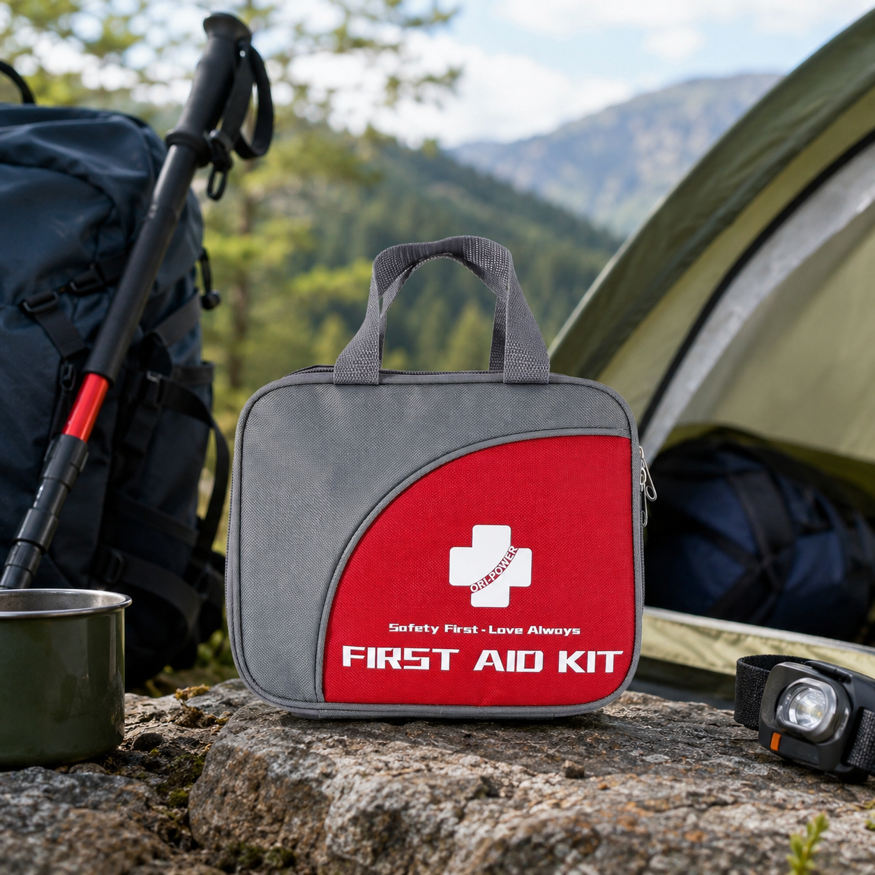 FA144 Camping First Aid Kit application-1
