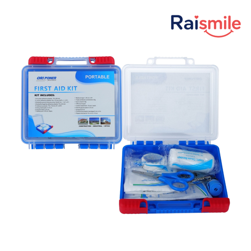 FA199-Home First Aid Kit Transparent PP Case description