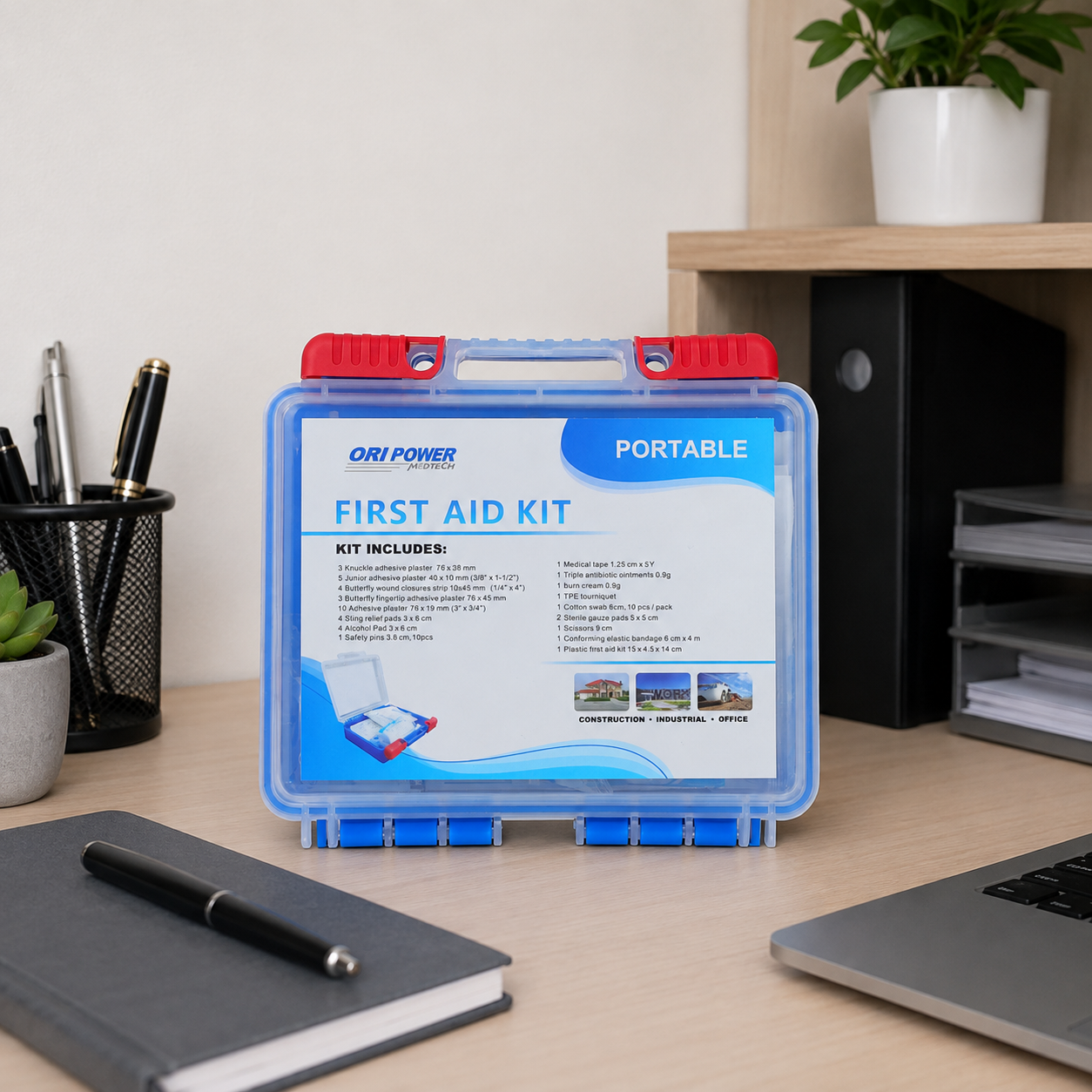 Office and Small Workspaces Plastic First Aid Box