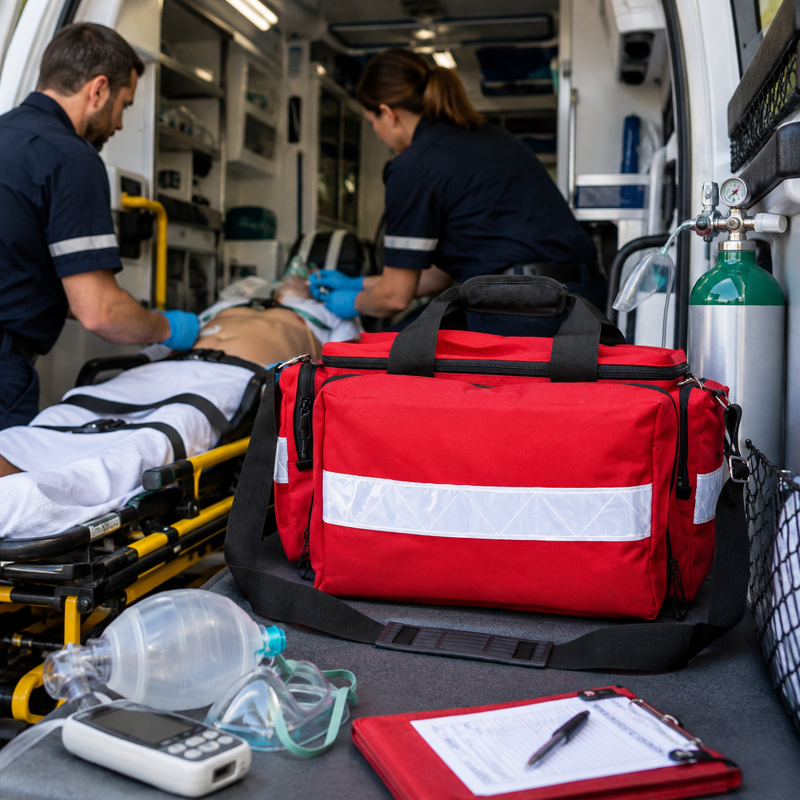 EB21 EMS Oxygen Trauma Kit application 1