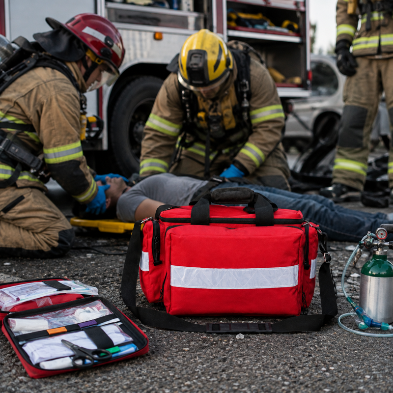 EB21 EMS Oxygen Trauma Kit application 2