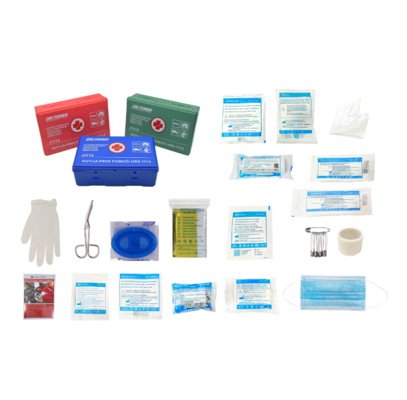 HRN 1112:2022 Vehicle First Aid Kit | PP Car First Aid Box | OEM