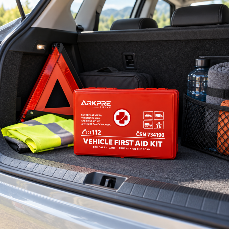 CSN ČSN 734190 Vehicle First Aid Kit application 1