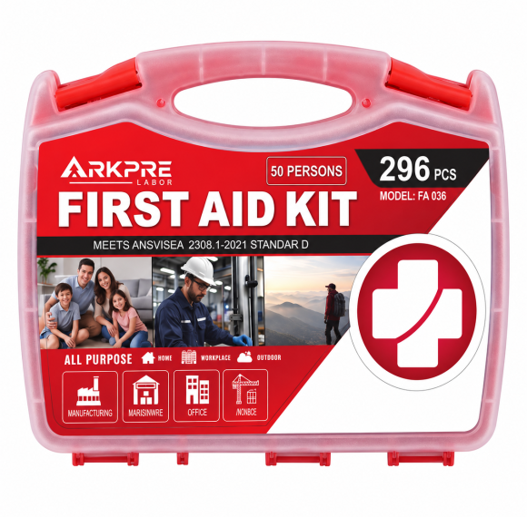 ANSI/ISEA Z308.1-2021 Class B First Aid Kit | Heavy-Duty PP Case