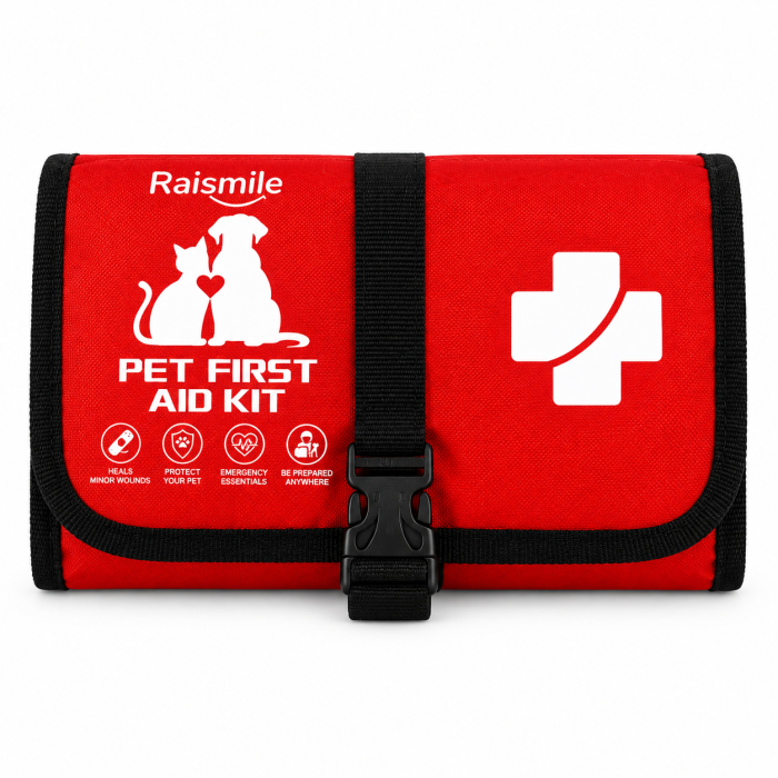 Pet First Aid Kit | 3-Fold Travel Emergency Organizer | OEM/ODM