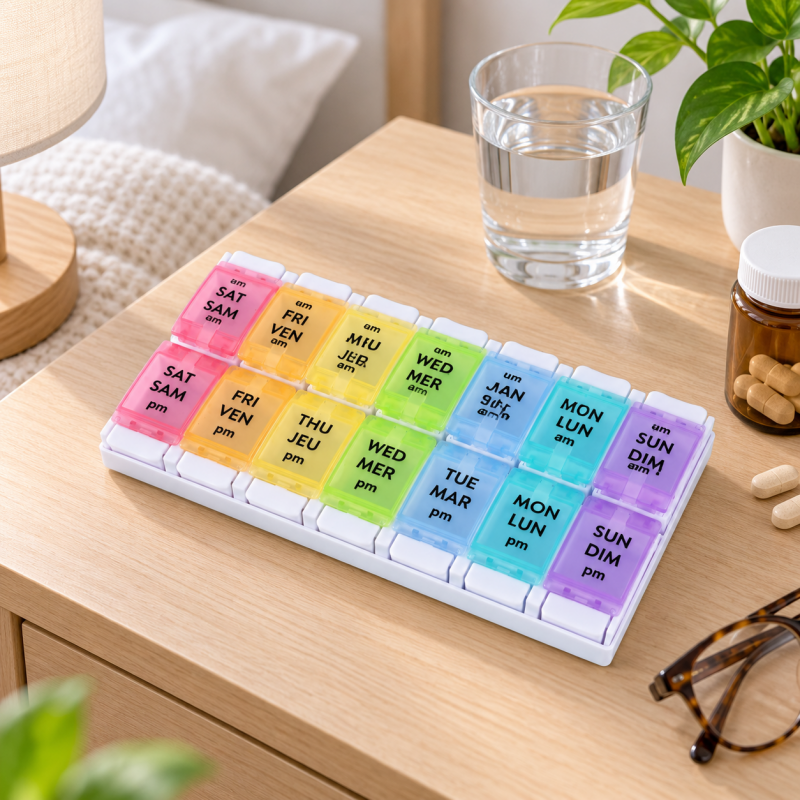 YH0076 pill organizer feature 1