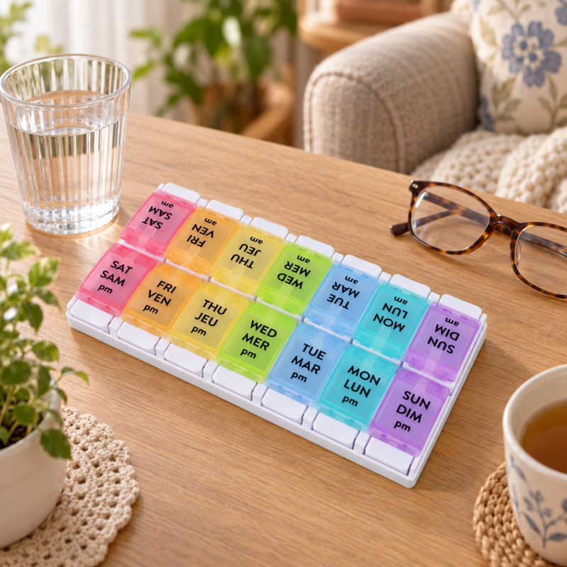YH0076 pill organizer feature 2